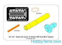 Aber  35-L161 Stokes 4in mortar for British WWI Tank Mk.IV Tadpole