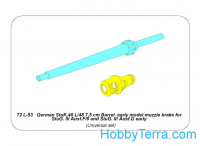 Aber  72-L53 German StuK.40 L/48 7,5cm barrel muzzle brake for StuG.III Ausf.F/8 and StuG.III, early 