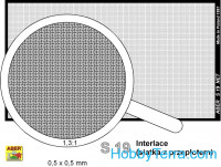 Nets interlace look and hexagonal (80x45mm) 0,5x0,5mm
