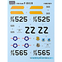 Academy 12257 1:48美国空军F-15C / D型战斗机