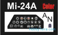 Ace  7259 Photo-etched set Mi-24A cockpit interior, for Zvezda kit