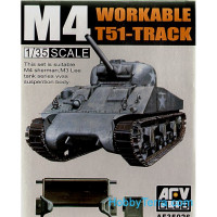 Workable T51-track for M4 tank