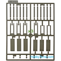 AFV-Club  35075 Ammunition and accessory set for 75mm PaK40 gun