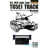 Tracks workable for U.S. M24 light tank chaffe T85E1