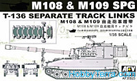 T-136 Separate tracks links M108 and M109 SPG