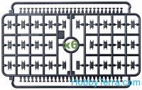 AFV-Club  35S23 T-136 Separate tracks links M108 and M109 SPG