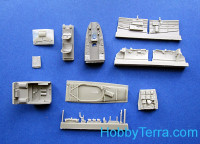 Me 410B-2/U4 cockpit set, for MENG kit