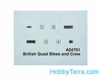 Airfix  04701 British Forces QUAD Bikes/crew