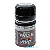 Dark brown wash for green vehicles A-MIG-1005