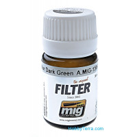 Filter. Brown for dark green
