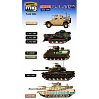 MIG (AMMO)  7159 Smart set. Modern USA Army Colors, 1950-2016