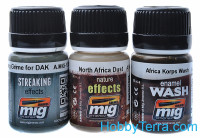 MIG (AMMO)  7406 Weathering Set. D.A.K. vehicles