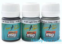 MIG (AMMO)  7419 Weathering Set. US NAVY Grey jets