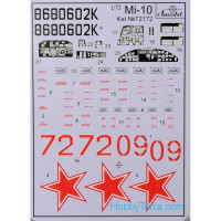 Amodel  72172 Mil Mi-10 transport helicopter