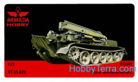 VT-55 Soviet armored recovery vehicle (resin kit & PE set)