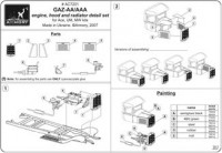 GAZ-M engine with opening hood and radiator for GAZ-AA/AAA (PUR) for ACE/MW/UM kits