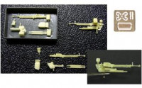 DShK 12,7mm heavy machinegun turret version for T-54/55/62 for ACE/PST/Trumpeter kits