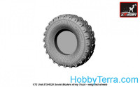 Armory  AC7321a Wheels set 1/72 weighted w/ early hubs for Ural-375/4320