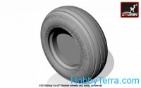 Armory  AW32004 Wheels set 1/32 for Sukhoj Su-27 Flanker, early type