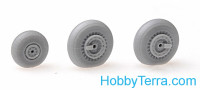 Armory  72051 Wheels set 1/72 for MiG-19 Farmer with weighted tires