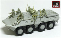 Soviet-Russian APC riders (modern) 7 figures with PE weapons