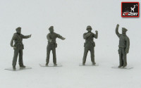 Soviet Quadruple Maxim AA gun marines crew