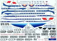 Authentic Decal  14401 Tu-134A/A-3 Part I