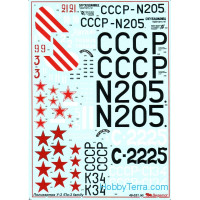 Begemot  48031 Decal 1/48 for Polikarpov U-2/Po-2 family