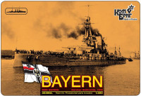 German Bayern Battleship, 1916 (Water Line version)
