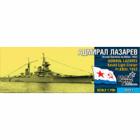 Admiral Lazarev light cruiser Project 68bis, 1952 (full hull version)