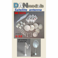 Accessories for diorama. Satellite antenna 6 pcs