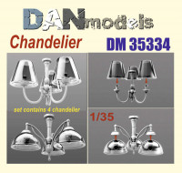Accessories for diorama. Chandeliers 4 pcs