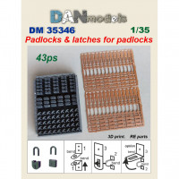 Padlocks and latches, 43 pcs