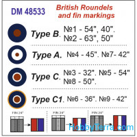 DAN models 48533 二战时期英国皇家空军国徽模板