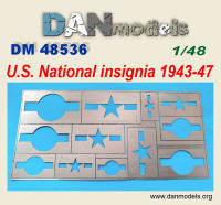 Stencil for U.S. National insignia, 1943-47