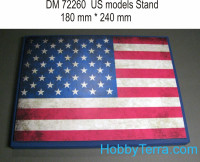 Display stand. USA theme, 240x180mm