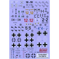 Focke-Wulf FW-190F-8, Unknown schemes and markings