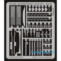 Eduard  EDBIG-3218 Photo-etched set BIG-ED 1/32 Su-27B Flanker, for Trumpeter kit