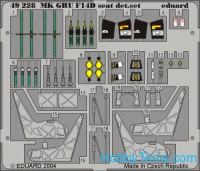 Eduard  4822 Photo-etched set BIG-ED 1/48 F-14D Tomcat, for Hasegawa kit