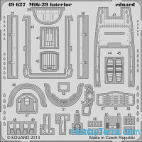 Eduard  4989 Photo-etched set BIG-ED 1/48 MiG-29, for G.W.H. kit