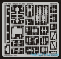 Eduard  35441 Photo-etched set 1/35 Tiger I late, for Tamiya kit