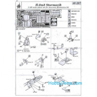 Eduard  48227 Photo-etched set 1/48 IL-2m3 Sturmovik, for Accurate Miniatures kit