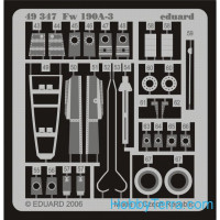 Eduard  49347 Photo-etched set 1/48 Fw 190A-3, for Hasegawa kit