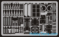 Photo-etched set 1/48 Bf 110C, for Eduard kit