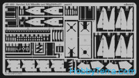 Photo-etched set 1/48 Airacobra Mk.I S.A., for Hasegawa kit