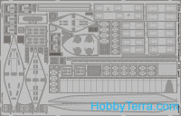 Photo-etched set 1/72 German Submarine Type IX C/40 hull pt. 2, for Revell kit