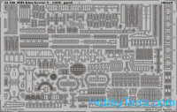 Eduard  53168 Photo-etched set 1/350 HMS King George V, for Tamiya kit