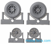 Eduard  648102 Brassin 1/48 F6F wheels, for Eduard kit