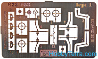 Eduard  672053 Brassin German Submarine 10,5cm gun