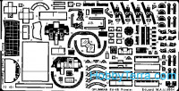 Photo-etched set 1/72 EA-6B Prowler, for Hasegawa kit